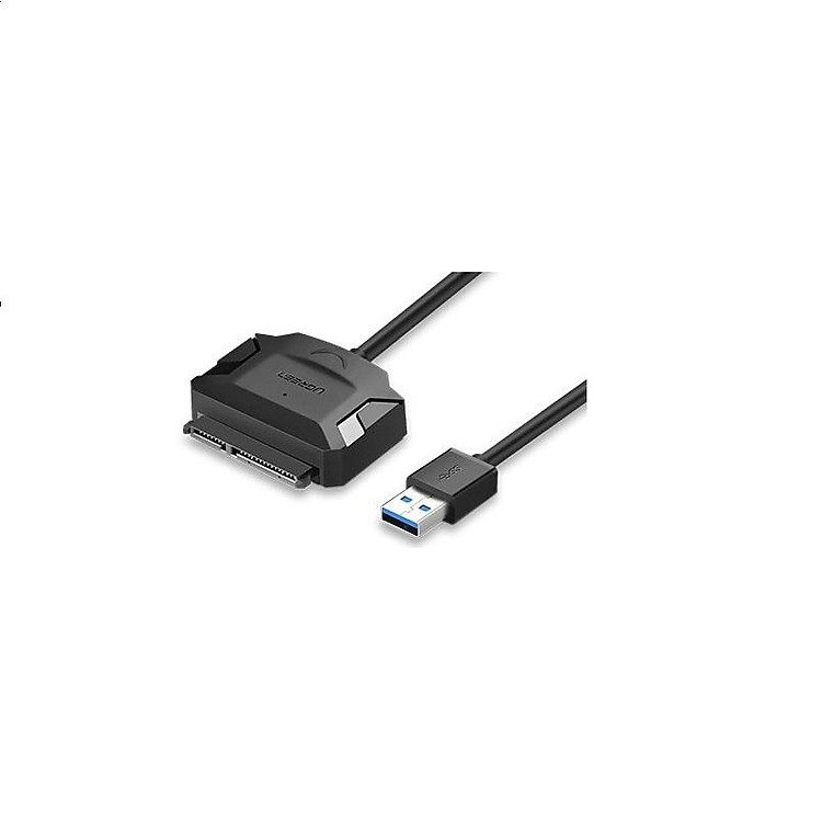 Ugreen 40384 Màu Đen Cáp chuyển USB 3.0 sang 2.5inch Sata không có cổng nguồn phụ Hàng chính hãng