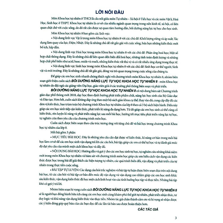 Bồi Dưỡng Năng Lực Tự Học Môn Khoa Học Tự Nhiên 8 - Ảnh 5