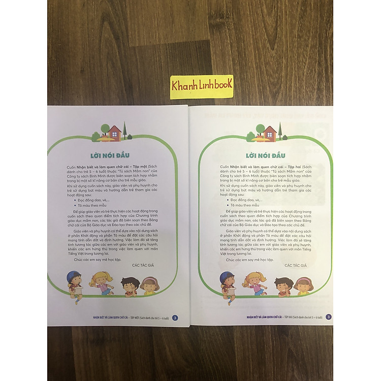 Nhận Biết Và Làm Quen Chữ Cái (Tập 1 + 2) - Ảnh 2