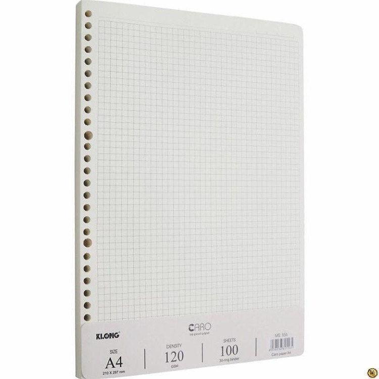 Ruột sổ Còng Caro A4 (100 tờ)