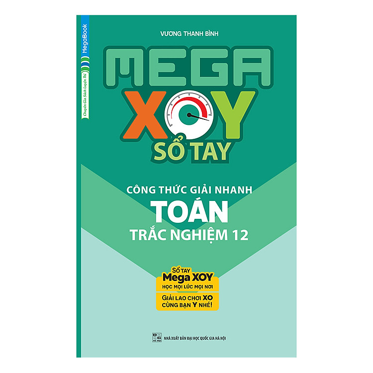 Sách Mega Xoy Sổ Tay Công Thức Giải Nhanh Toán Trắc Nghiệm 12