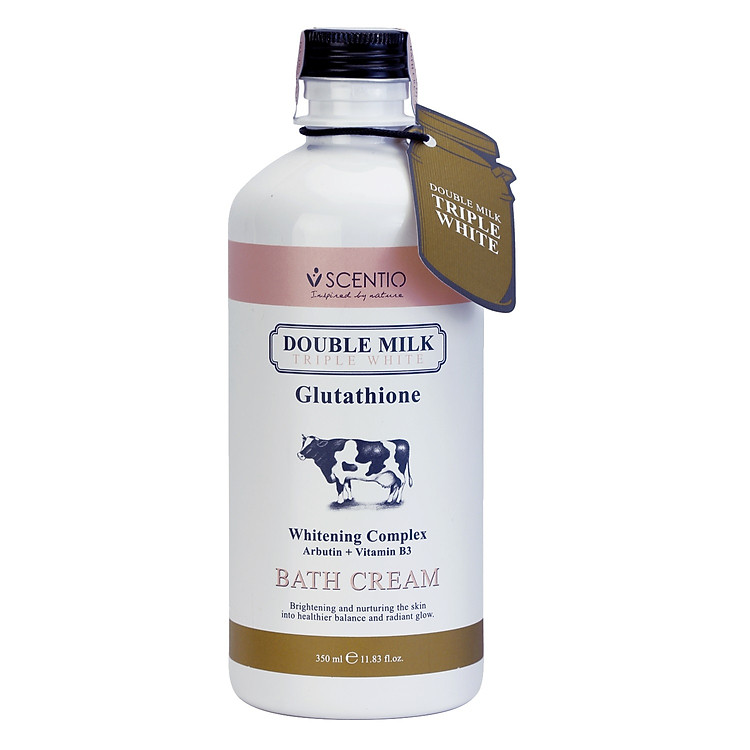 Sữa tắm trắng da Beauty Buffet Scentio Double Milk Triple White 350ml