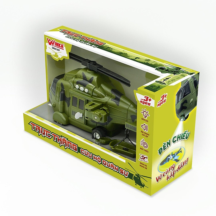 Mua Trực Thăng Cứu Hộ Quân Sự Duka DK 81207 Chính hãng Giá tốt - Hình ảnh 2