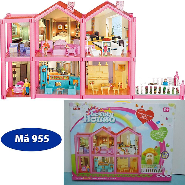 Mô Hình Nhà Búp Bê Cỡ Lớn Chính hãng Giá rẻ - Hình ảnh 3
