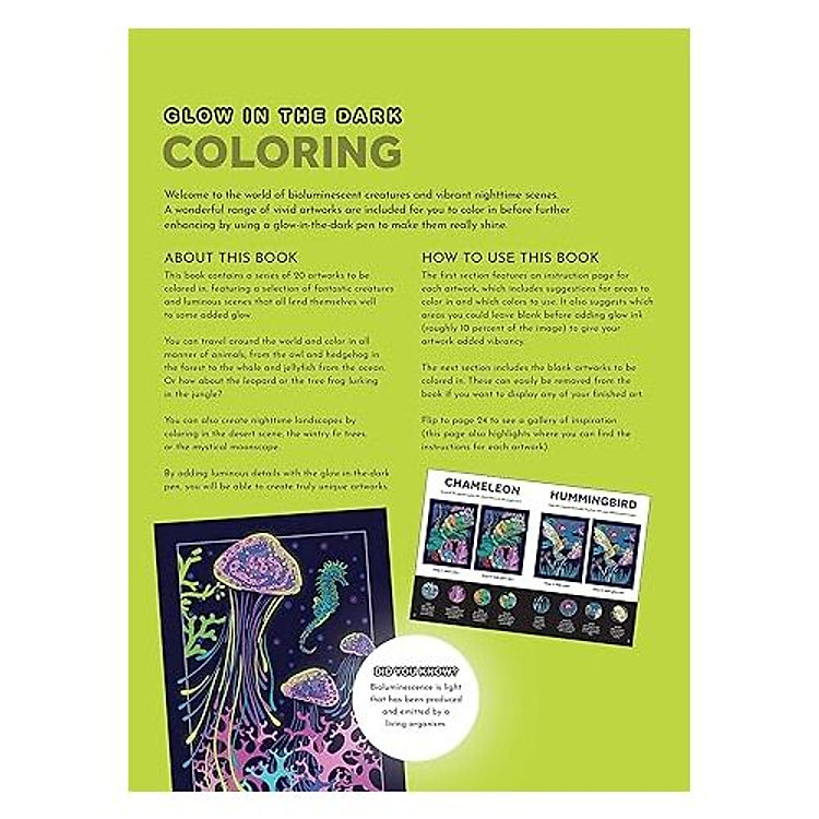 Glow In The Dark Coloring - Ảnh 3