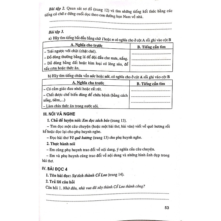 Vở Bài Tập Cuối Tuần Tiếng Việt 3 - Ảnh 3