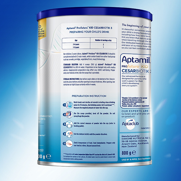 Mua Aptamil Profutura Kid Cesarbiotik 3 - 800g Hàng chuẩn Ưu đãi - Hình ảnh 4