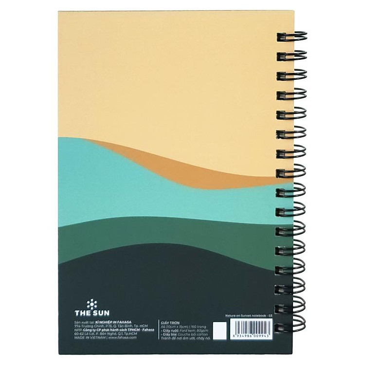 Sổ Lò Xo A6 Giấy Trơn (160 trang, 80gsm) - Ảnh 2