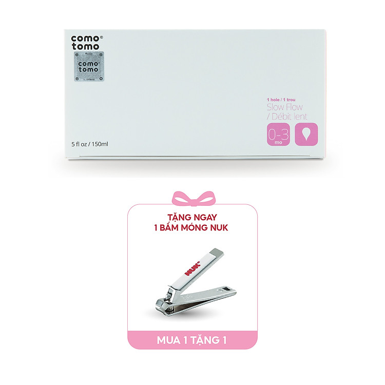 Mua Bộ bình sữa silicone Comotomo 150ml - Hồng Ưu đãi - Hình ảnh 5