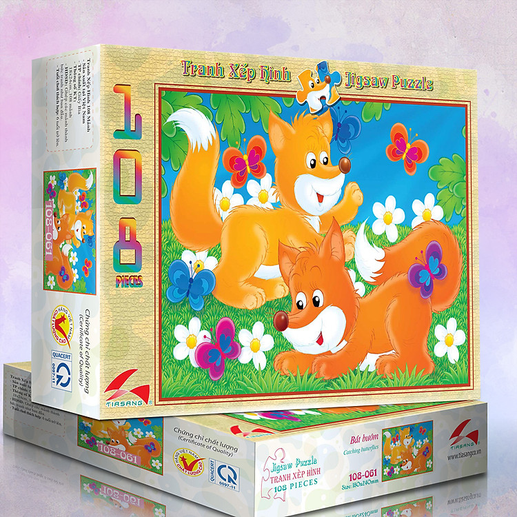 Mua tại MyKingdom: Tranh xếp hình Tia Sáng Bắt bướm 108 mảnh - Ngập tràn khuyến mãi