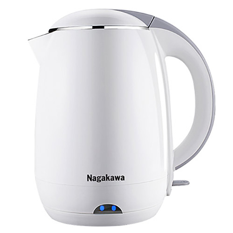 Ấm Đun Siêu Tốc 2 Lớp Nagakawa NAG0314 (1.8 Lít) - Hàng Chính Hãng