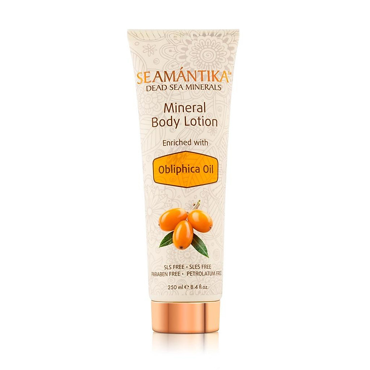 KEM DƯỠNG THỂ CHIẾT XUẤT DẦU HĂC MAI BIỂN - MINERAL BODY LOTION - OBLIPHICA OIL - Seamantika