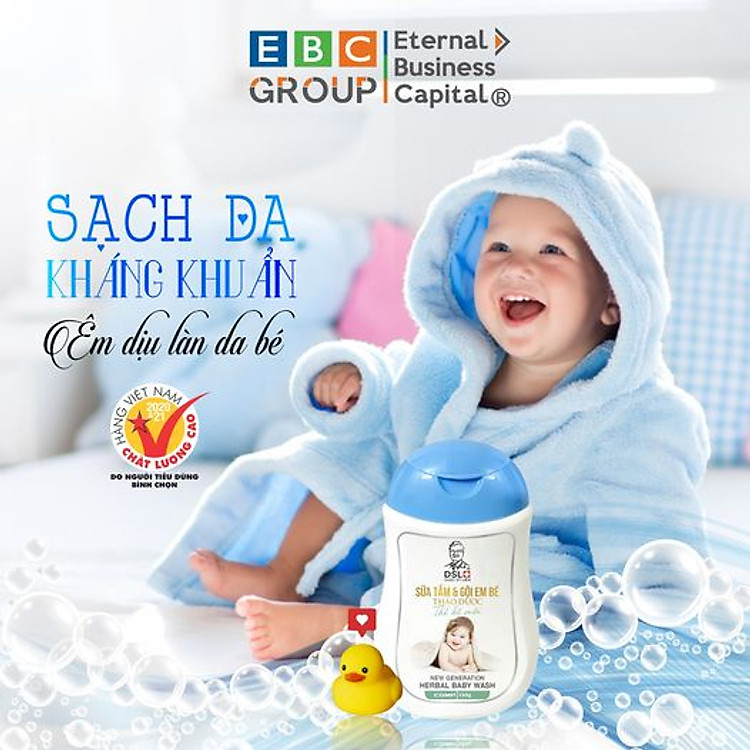 Sữa Tắm Gội Em Bé Thảo Dược 150G Chính hãng Ưu đãi - Hình ảnh 2