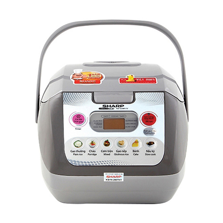 Nồi Cơm Điện Tử Sharp KS-COM11V - 1L - Hàng chính hãng