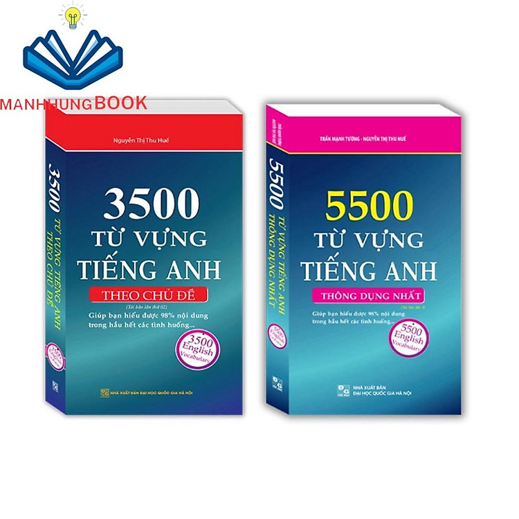 3500 Từ Vựng Tiếng Anh Theo Chủ Đề (Tái Bản 02) + 5500 Từ Vựng Tiếng Anh Thông Dụng Nhất (Tái Bản 03)