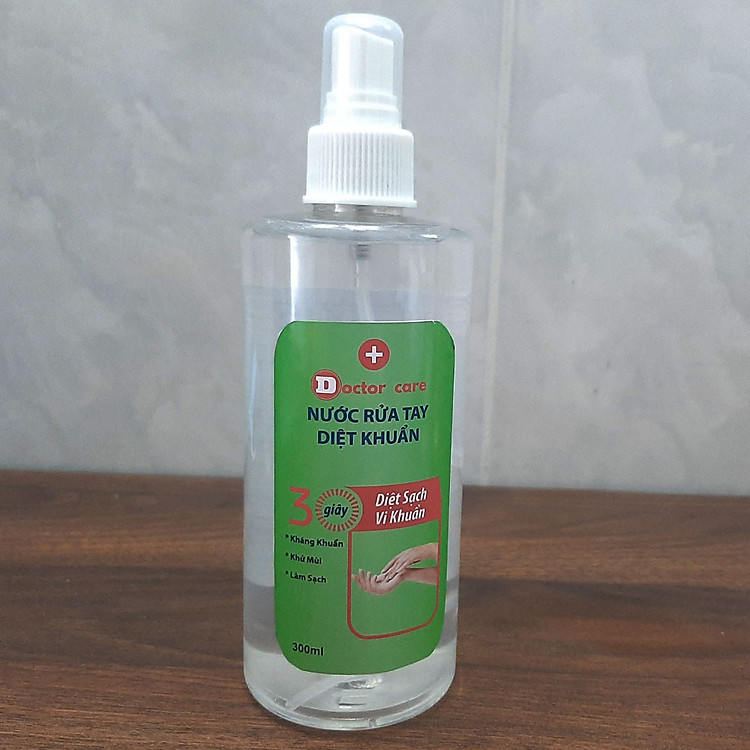 Nước rửa tay khô Diệt Khuẩn Doctor Care Hương Trà xanh CHAI 300 ML