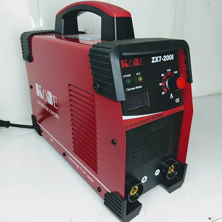 MÁY HÀN QUE ĐIỆN TỬ KOBE ZX7 200I (ĐỎ) MÁY HÀN ĐIỆN TỬ CHÍNH HÃNG