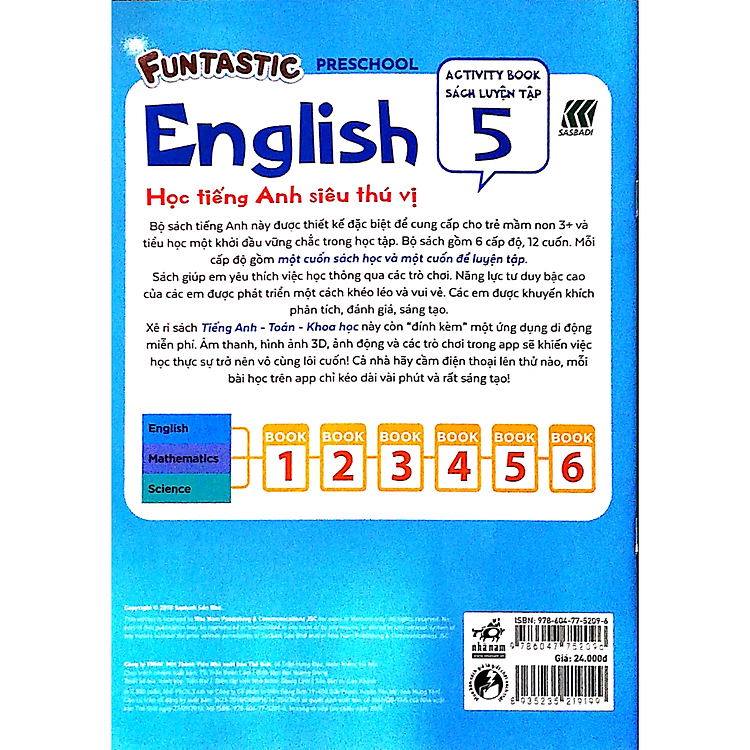Học Tiếng Anh Siêu Thú Vị : Sách Luyện - Tập 5 - Ảnh 2