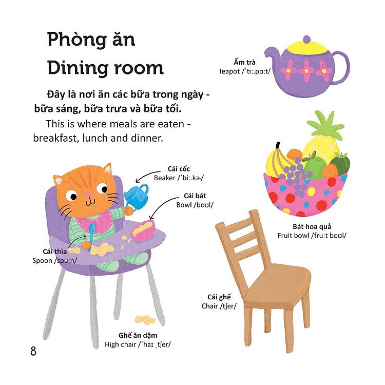 Thư Viện Từ Vựng Đầu Đời Cho Bé - Ở Nhà - Ảnh 3