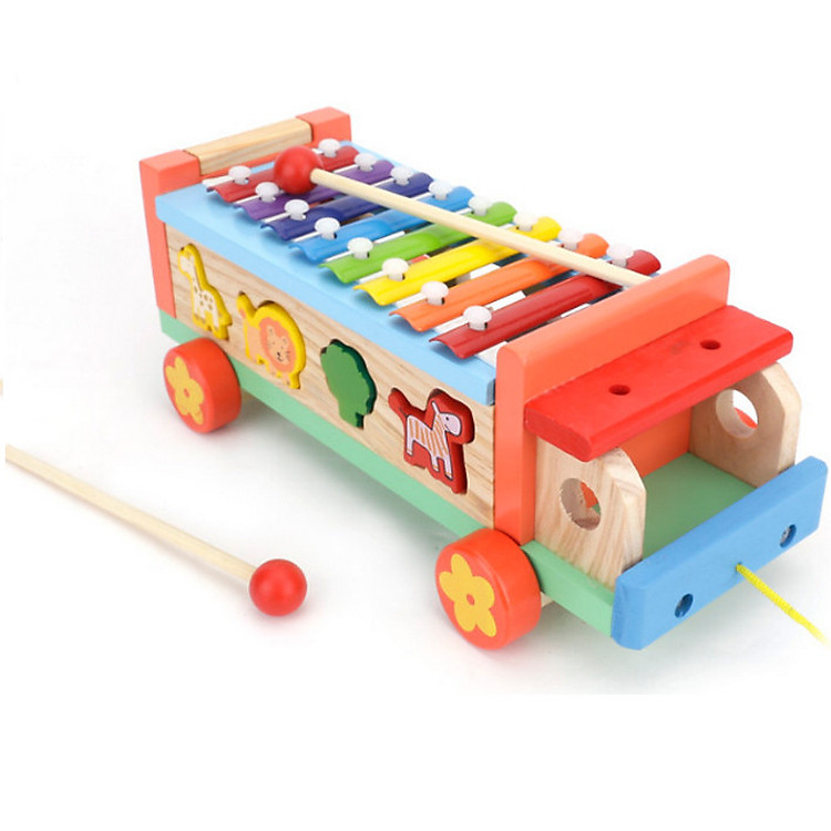 Ô tô thả hình số, đánh đàn đa năng GCB xe33d