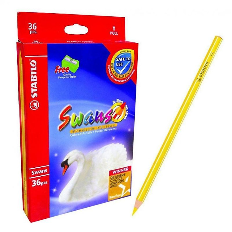 Bút Chì Màu Swans 2.9 (36 chiếc) - Ảnh 4