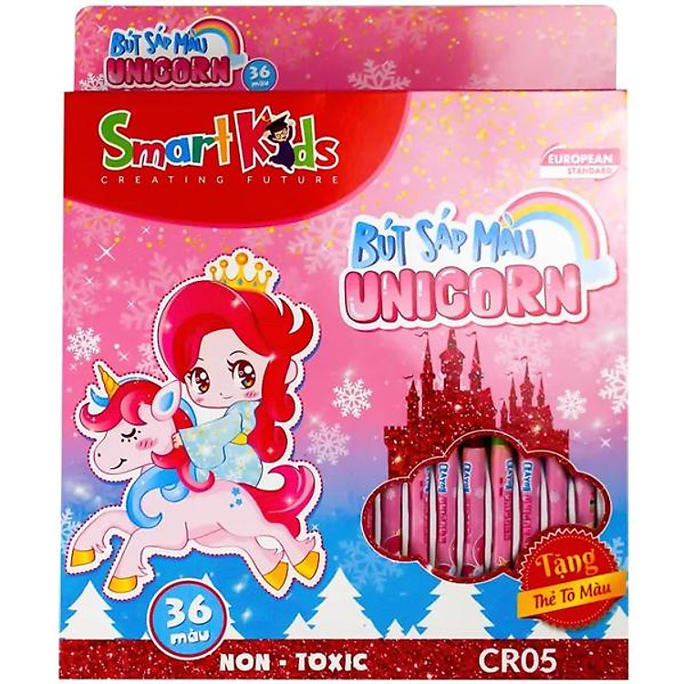 Hộp 36 Bút Sáp Màu Gift Unicorn