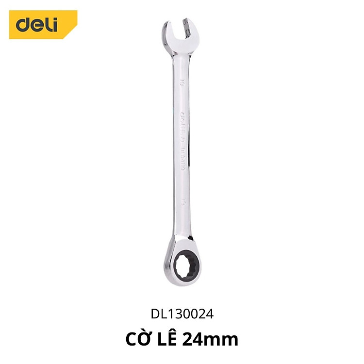 Cờ Lê Hai Đầu Đa Năng Deli Đa Dạng Kích Thước - Chất Liệu Cao Cấp Chống Mòn, Gỉ Sử Dụng Lâu Dài - DL130018