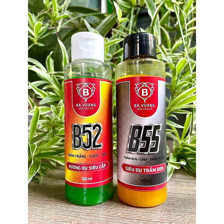 Hương liệu câu cá B52 B55 Bá Vương - Chuyên trắm trắng, chép, trôi