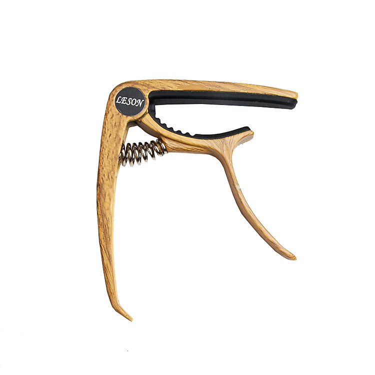 Capo đàn Guitar / Ukulele Vân Gỗ - Guitar Station