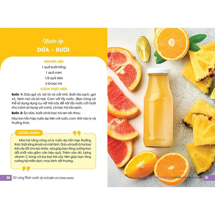 Nước Ép Từ Thiên Nhiên Tăng Cường Sức Đề Kháng Với Juice - 50 Công Thức Nước Ép Xanh Cho Sức Khỏe Vàng - Ảnh 3