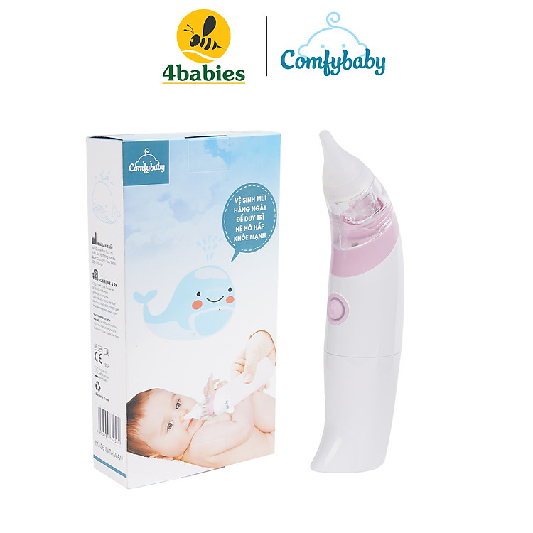 Máy hút mũi tự động Comfybaby CF718 xanh Chính hãng Tiết kiệm - Hình ảnh 3