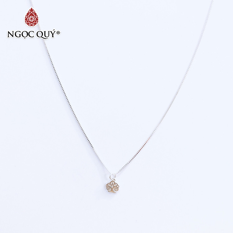 Dây chuyền bạc mặt cây trí tuệ - Ngọc Quý Gemstones