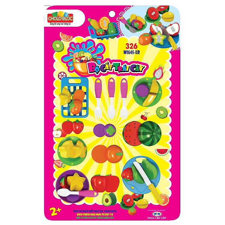 Bộ xếp hình sáng tạo Nhựa Chợ Lớn 326 - M1645-LR