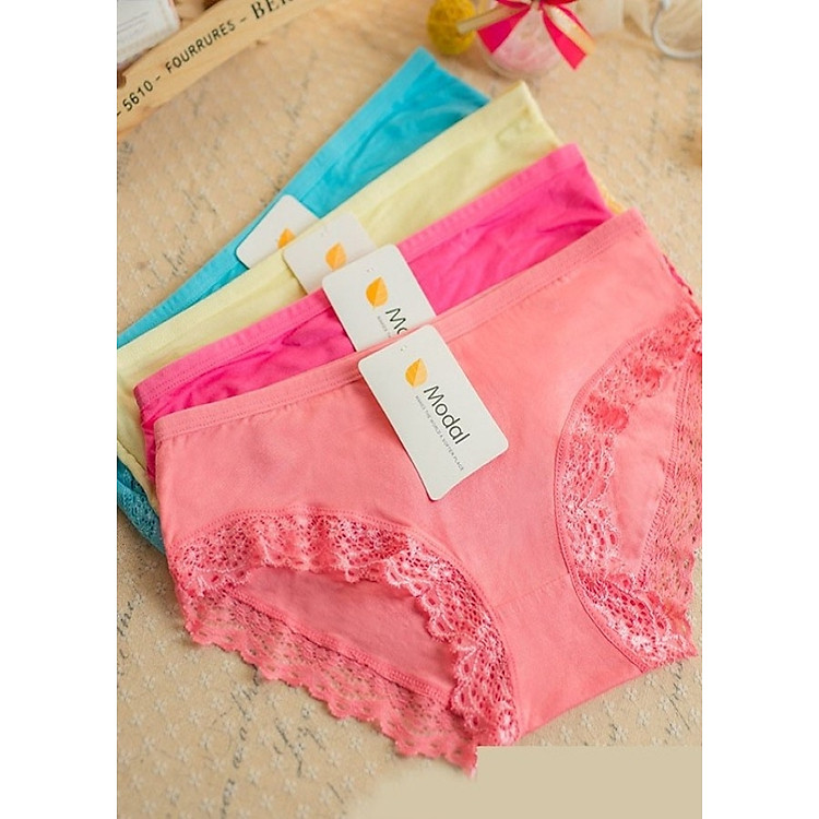 COMBO 10 QUẦN LÓT NỮ COTTON LỤA MODAL CAO CẤP