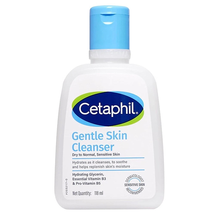 Sữa rửa mặt dịu lành cho da nhạy cảm CETAPHIL GENTLE SKIN CLEANSER 118ML