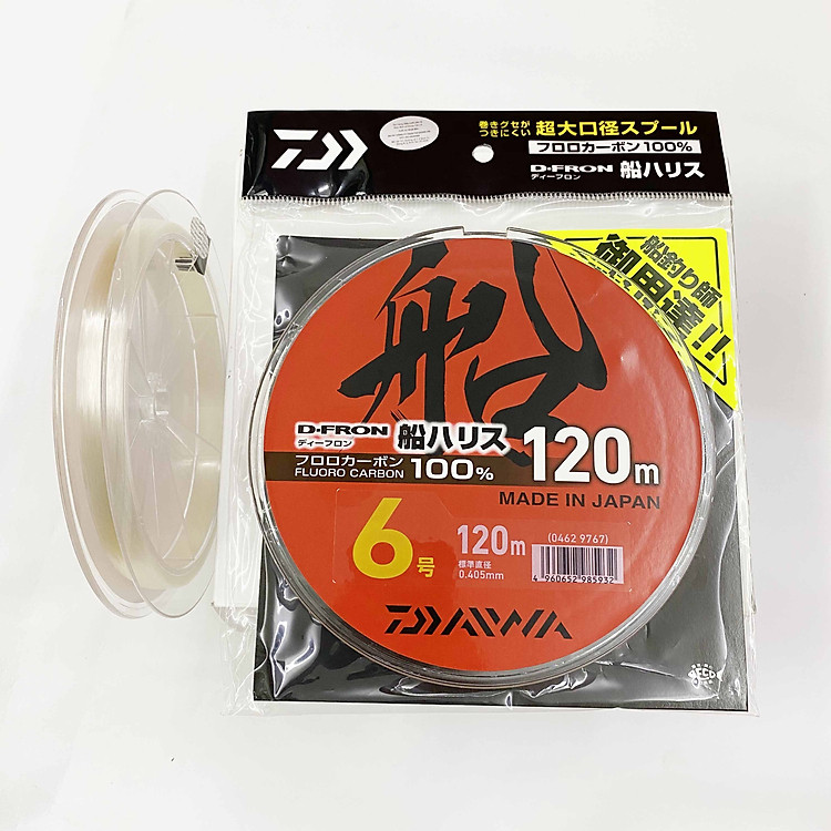 Dây Câu Cá Leader Daiwa D-Fron 100% Fluoro Carbon Cuộn 100m Made In Japan