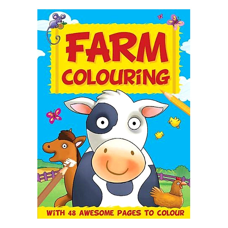 Sách tô màu Farm Colouring