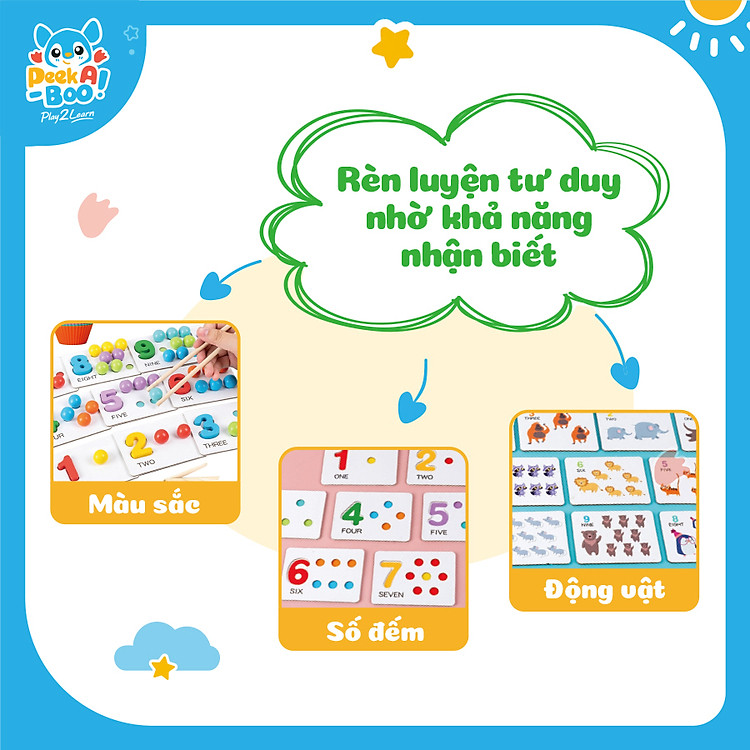 Mua Đồ Chơi Phân Loại Màu Sắc Peek A Boo Chính hãng Ưu đãi - Hình ảnh 4