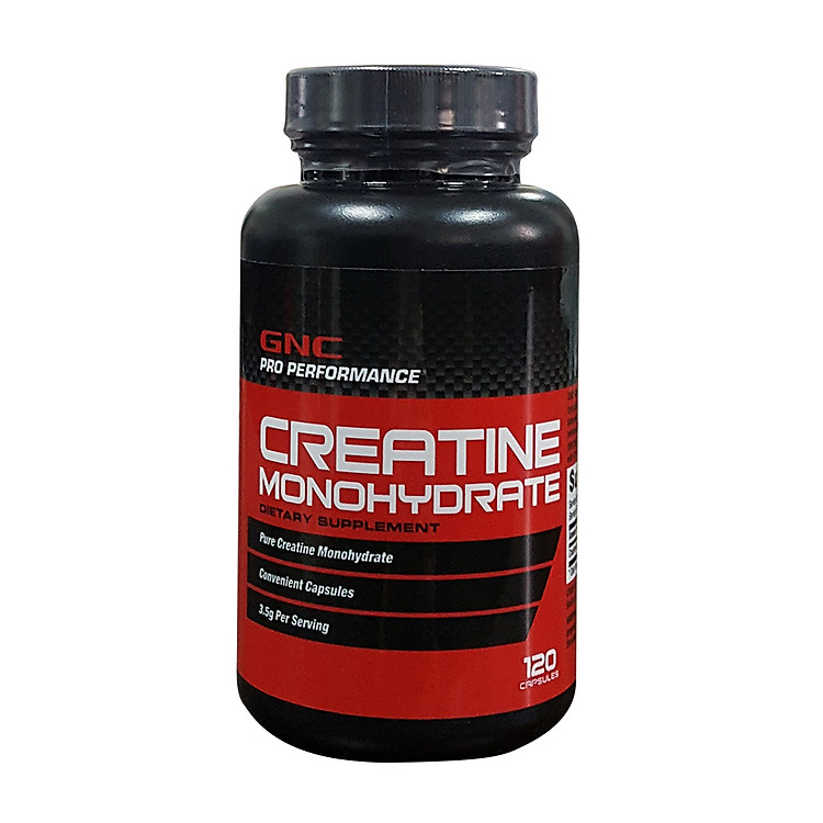 Thực Phẩm Chức Năng Hỗ trợ cho người luyện tập thể thao GNC Creatine Monohydrate (120 viên/Hộp)