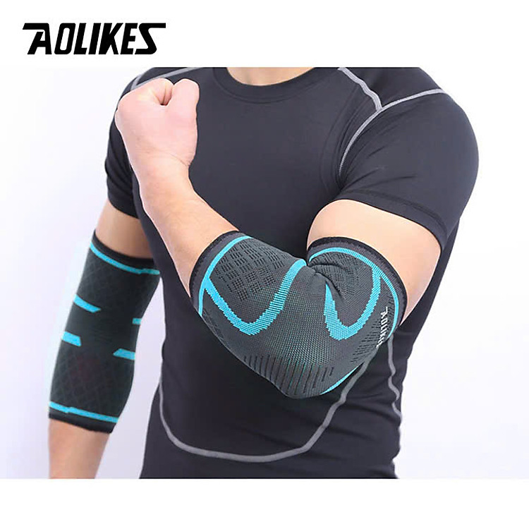 Băng bảo vệ khuỷu tay AOLIKES 7547 co dãn đàn hồi sport elbow support