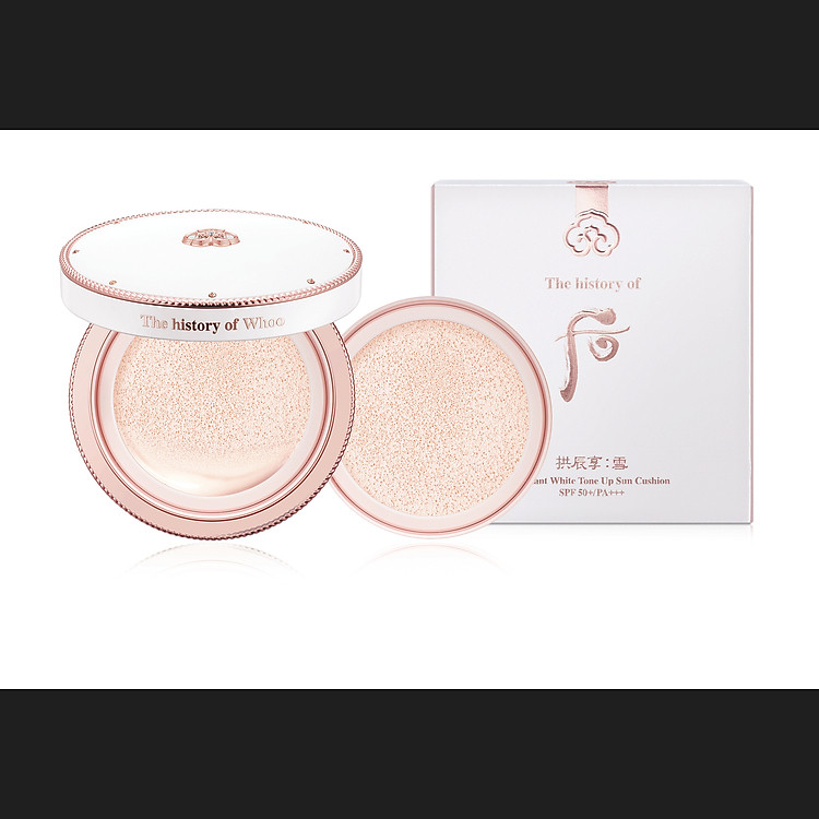 Phấn nước đa năng chống nắng và nâng tông Whoo GJH Seol Radiant White Tone Up Sun Cushion SPF50+/PA+++