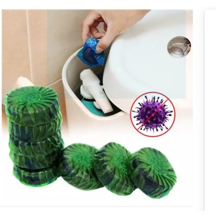 Bộ 10 Viên Tẩy Bồn Cầu Siêu Sạch Khử Mùi Hôi (50G/ Viên)