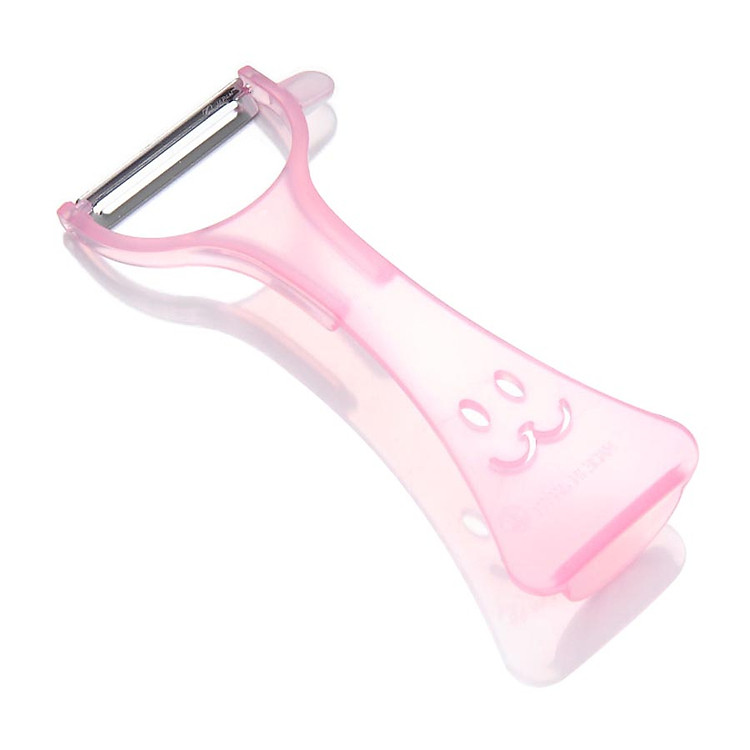 Dụng cụ gọt vỏ hoa quả đa năng (màu hồng) - Nội địa Nhật Bản