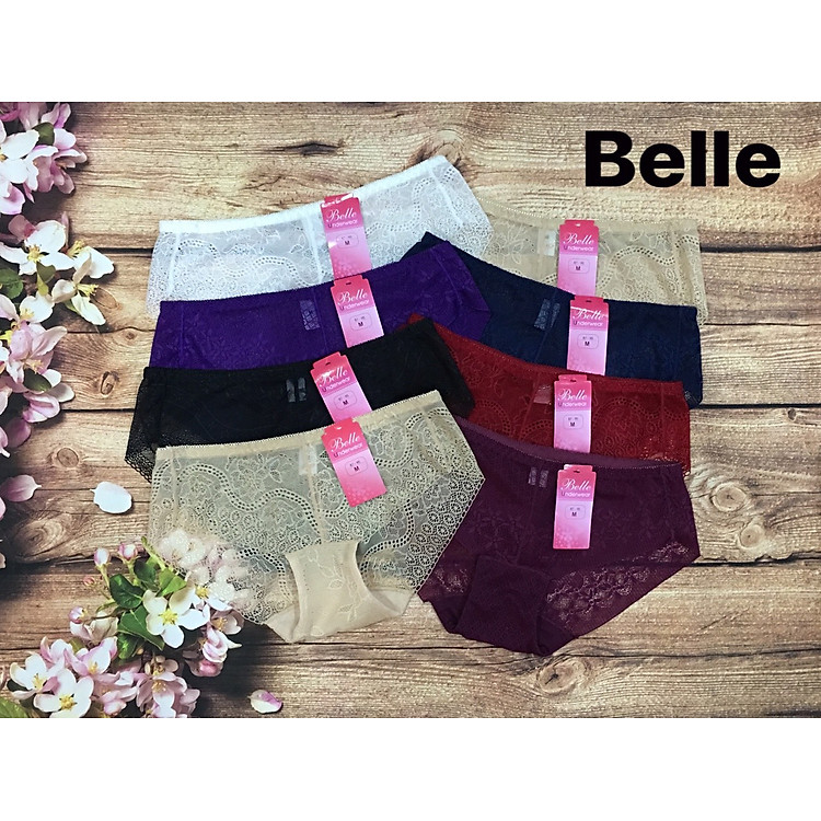 Combo 5 quần lót nữ ren cao cấp Belle 259 – Quyến rũ, ôm sát, không hằn viền