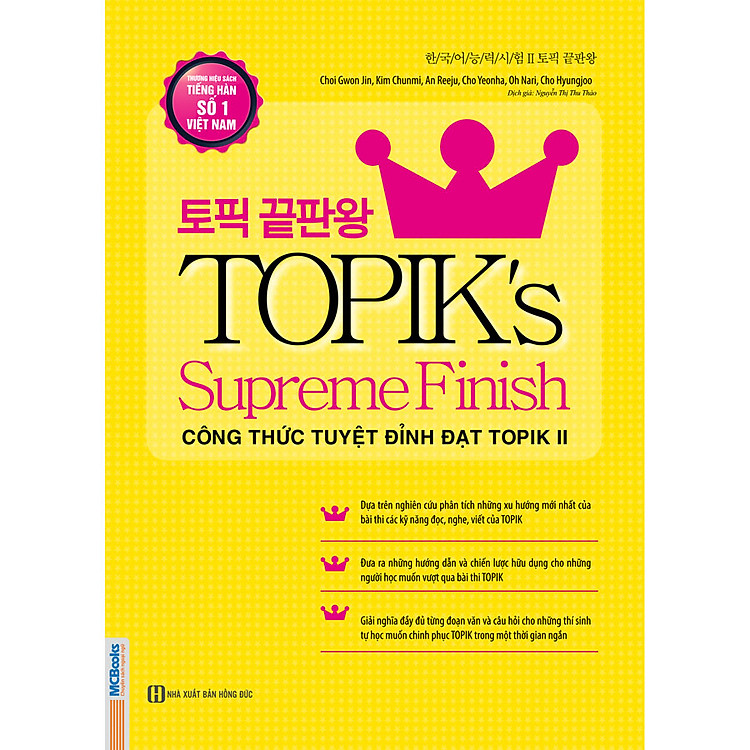 Sách Topik'S Supereme Finish Công Thức Tuyệt Đỉnh Đạt Topik Ii