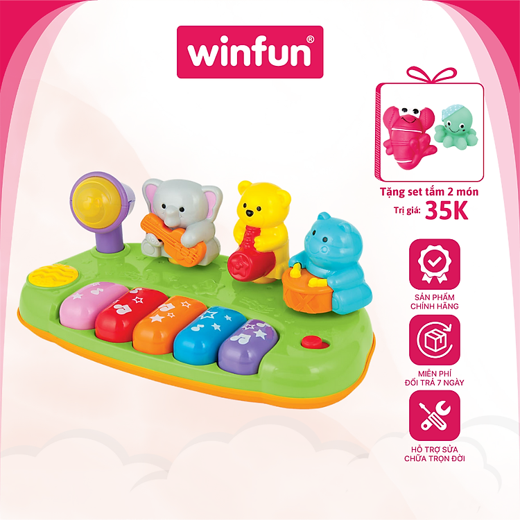 Mua tại Tiki: Đàn Piano Mini Động Vật Hoang Dã WF002012 Chính hãng Giá tốt