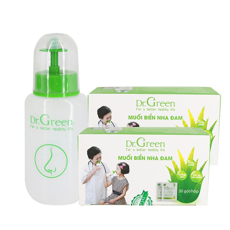 Bộ Rửa Mũi Dr.Green Combo Tiết Kiệm Chính hãng Tiết kiệm