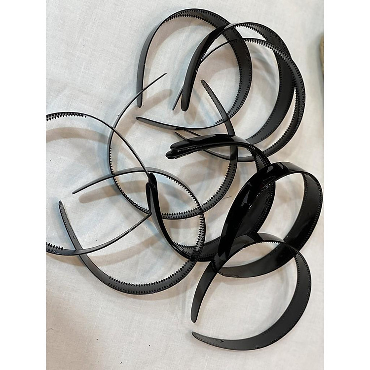 Phôi bờm, băng đô, cài tóc 3cm, 2cm