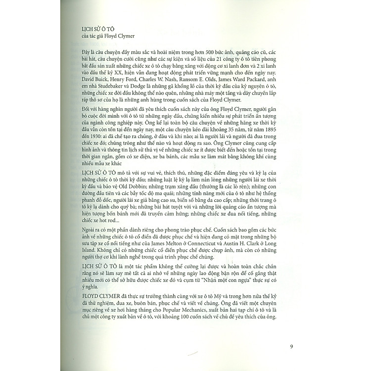 LỊCH SỬ Ô TÔ – Floyd Clymer - Ảnh 6