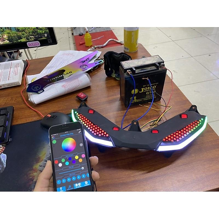 Đèn led Audi A11 cho Exciter150